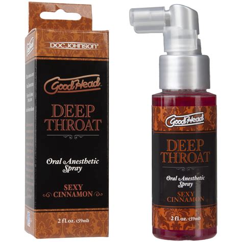 Goodhead Deep Throat Spray Oral Anesthetic Flavored Good Head Doc Johnson 2oz