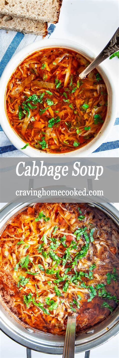 Cabbage Soup Craving Home Cooked