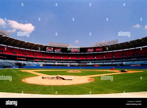 Baseball Fulton County Stadium Atlanta Stock Photo Alamy