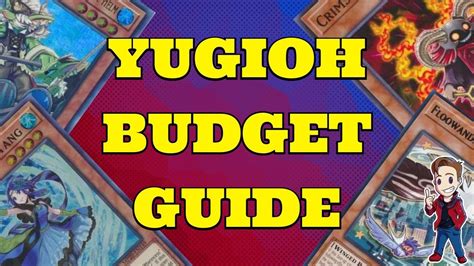 yugioh budget guide youtube