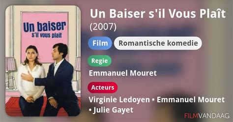 Un Baiser S Il Vous Pla T Film Nu Online Kijken Filmvandaag Nl