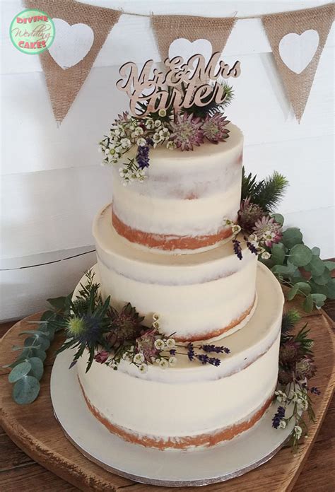 Rustic Wedding Cakes In Devon Cornwall Divine Wedding Cakes