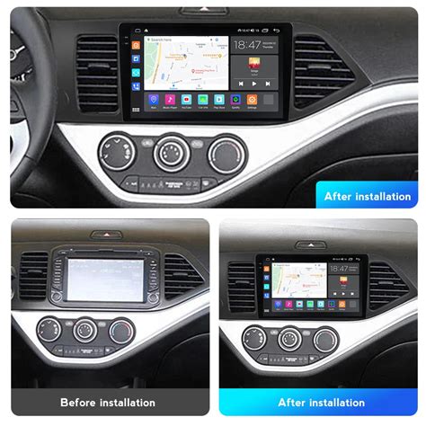 Navigatie Kia Morning 2011 2017 Cu Rezolutie 2K 8GB Ram Android 13