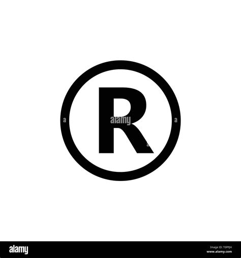 Registered Trademark symbol. Vector illustration flat Stock Vector Image & Art - Alamy