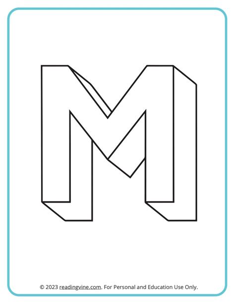 Letter M Worksheets For Preschool Free Printable