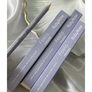 Lápis Delineador De Olhos Nude Feels Ruby Rose LÁPIS BEGE PARA OLHOS Shopee Brasil