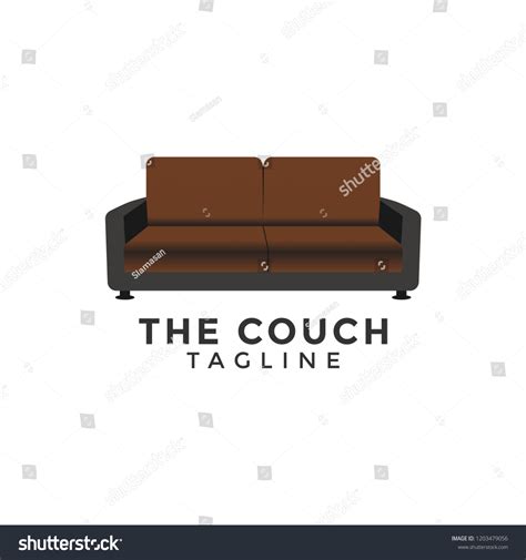 couch graphic design element template vector stock vector royalty