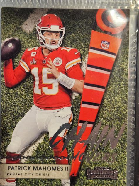 Patrick Mahomes Ll Ungraded Panini Contenders Chain Movers