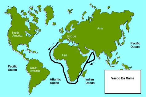 1497 Vasco Da Gama And The Cape Of Good Hope Voyages Of Exploration