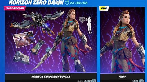 NEW Aloy Skin And Horizon Zero Dawn Bundle In Fortnite Fortnite Item