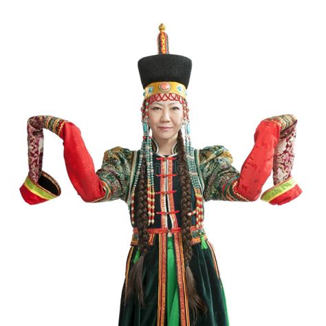 Woman Dancing National Buryat Dance Stock Image - Image of appearance ...