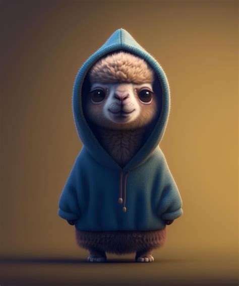 Premium Photo | Baby lama 12