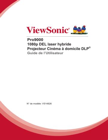 Viewsonic Pro S Projector Mode D Emploi Fixfr