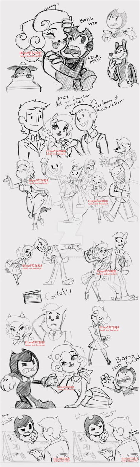 Chrys Y Bendy More Doodles Crazys By Eliana55226838 On Deviantart