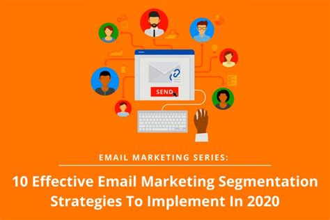 An Orange Background With The Words 10 Effective Email Marketing