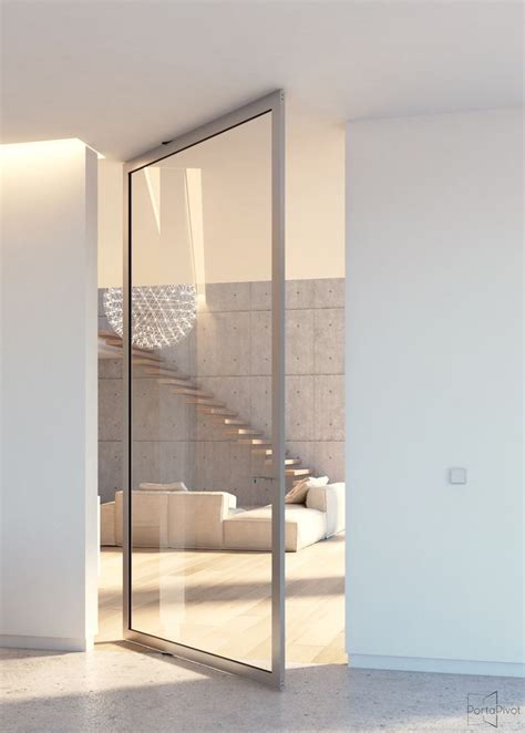 Referral Portapivot Pivot Door With Offset Axis Pivoting Hinges Without