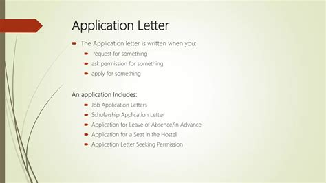 Letter And Its Types Letter Writing Ppt