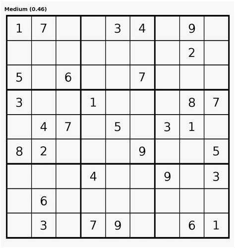 medium - sudoku 1-10