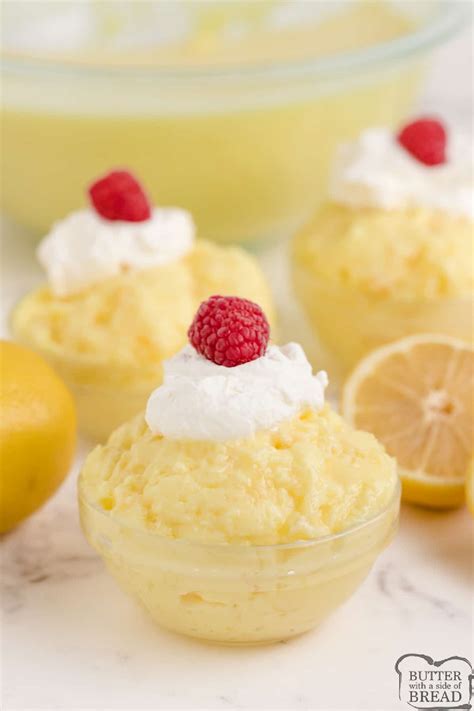 Creamy Pineapple Lemon Jello Butter With A Side Of Bread