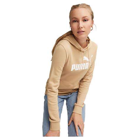 Puma Sudadera Con Capucha Ess Logo Tr Beige Dressinn