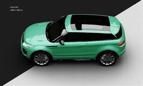 Premium PSD Isolated Realistic Metallic Green Turbo Engine Luxury