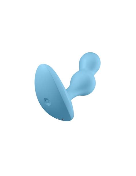 Plug Anal Azul Satisfyer Rotator Plug 2 Con Aplicación Divino Placer