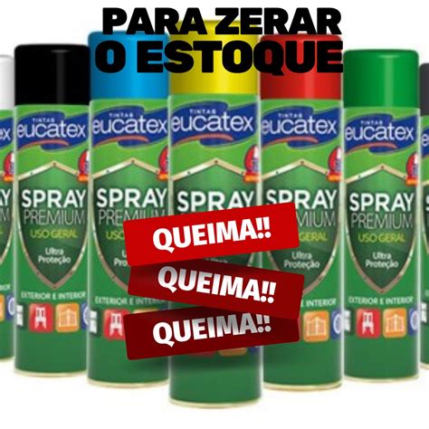 Tinta Spray Eucatex Uso Geral Multiuso 400ml Metais Madeira Artesanato