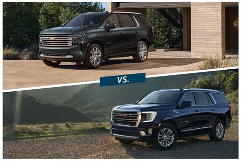 Compared 2023 Chevrolet Tahoe Vs 2023 Gmc Yukon Capital One Auto Navigator