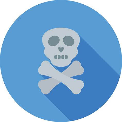 Icono De Sombra Larga Plana De Peligro Vector En Vecteezy