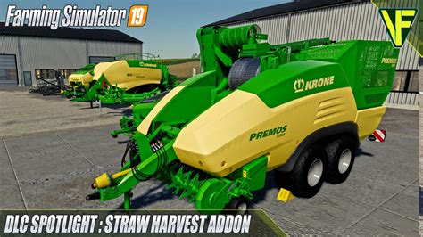 Farming Simulator 19 Straw Harvest Addon Dlc Spotlight Youtube