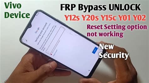 Vivo Y S Y S Y C Y Y Frp Bypass Android Reset Setting