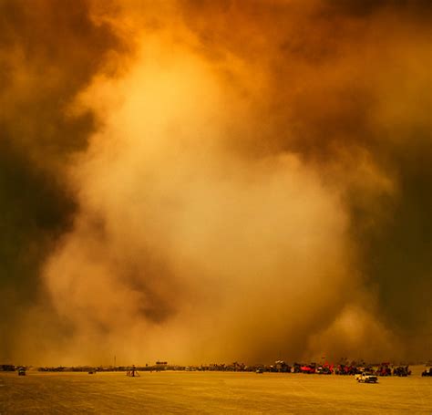 Sandstorm | A massive sandstorm blows into Black Rock City. … | Flickr
