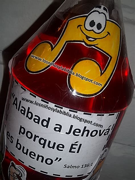 Los Ni Os Y La Biblia Botella Para Rodar Alabad A Jehov Porque L Es