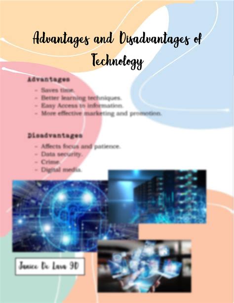 Solution Advantages And Disadvantages Of Technology Studypool