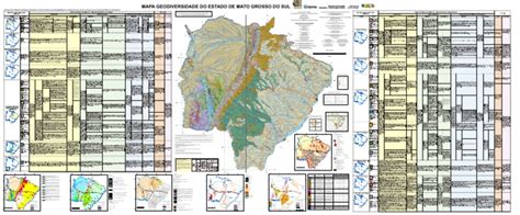 Mapa De Geodiversidade Do Estado De Mato Grosso Do Sul Pdf Geologia