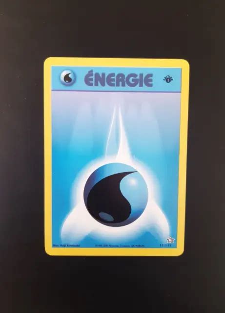 Carte Pokemon Energie Eau Edition Neo Genesis Tres Bon