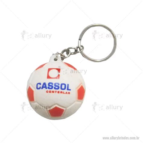 Chaveiro Anti Stress Bola De Futebol Personalizado Para Brinde