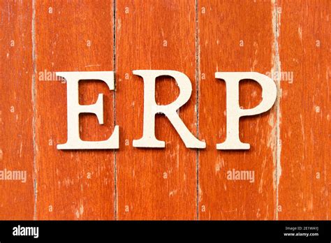 Alphabet Letter In Word Erp Abbreviation Of Enterprise Resource