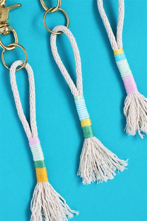 Alice And LoisDIY Rope Tassel Keychains Alice And Lois