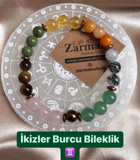 BOĞA BURCU DOĞAL TAŞ BİLEKLİK Gerçek Doğal Taş Takı Zarman Store