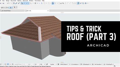 Archicad Roof Part 3 Youtube