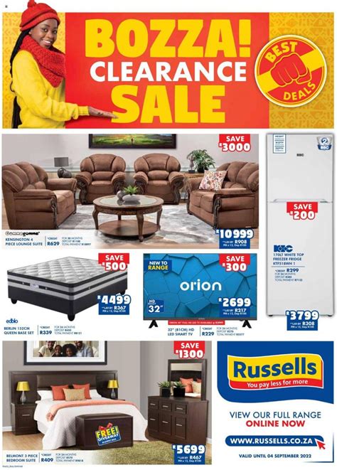 Russells Catalogue 8 August 2022 Russells Specials South Africa 2022