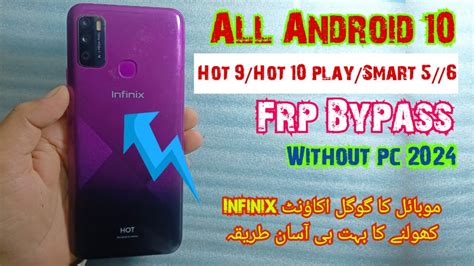 Infinix Hot 9 Frp Bypass Without Pc 2024 Infinix Hot 10 Play Frp