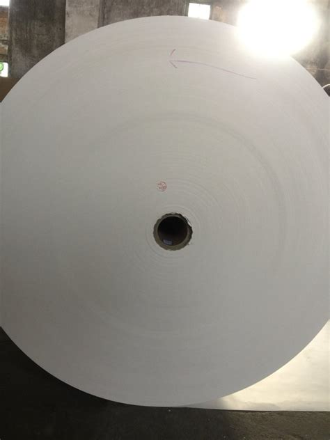 White Pe Coated Maplitho Paper Roll Material Manufactures For