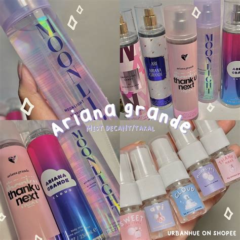 Ariana Grande Body Mist Decant Takal Thank U Next Cloud Moonlight Ari