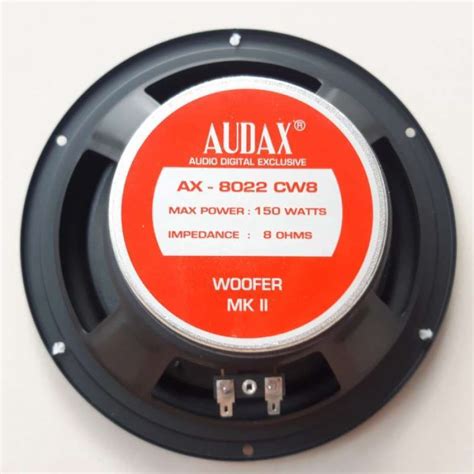 Jual Speaker Woofer Audax Ax Original Murah Harga Diskon April