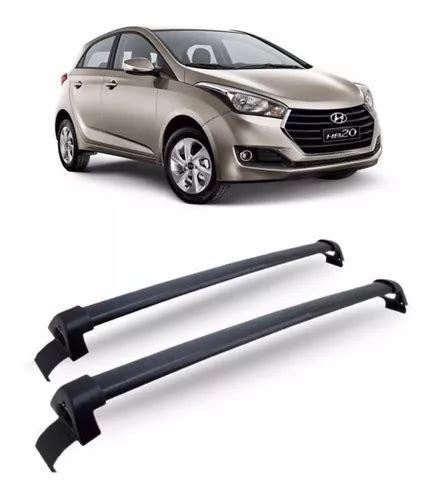 Rack De Teto Hyundai Hb Hatch Cor Preto Projecar