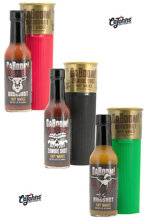 Caboom Zombie Shot Hot Sauce T Set