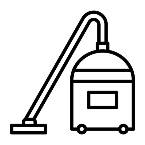 Premium Vector Vacuum Cleaner Vector Illustration Style