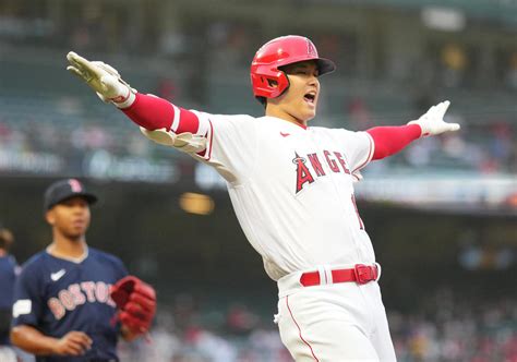 侍対決 大谷翔平は全力疾走での内野安打だけ、エンゼルス0封勝利 吉田正尚は4打数無安打 Mlb写真ニュース 日刊スポーツ